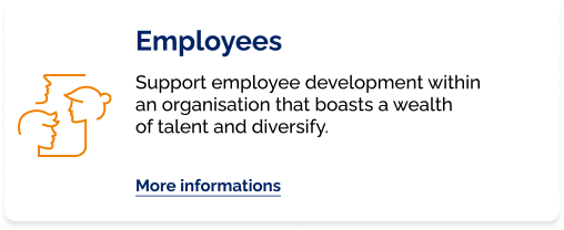 Employees, Support employee development as part of a team rich in talent and diversity
