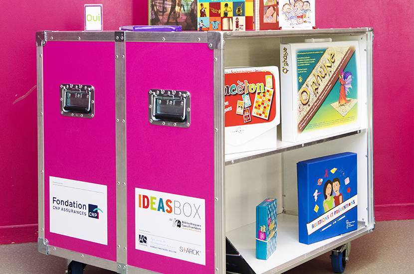 Inauguration de l'Ideas Box à l'école Pauline Kergomard de Sarcelles