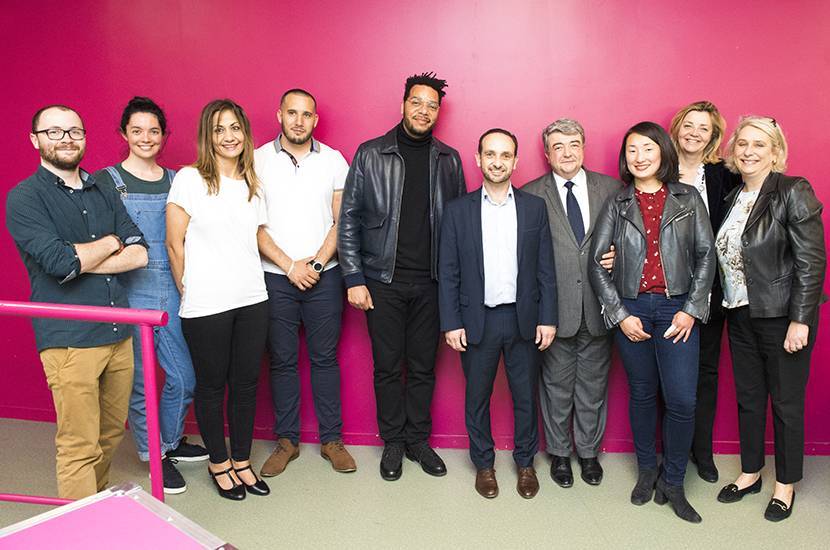 Inauguration de l'Ideas Box à l'école Pauline Kergomard de Sarcelles