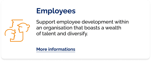 Employees, Support employee development as part of a team rich in talent and diversity