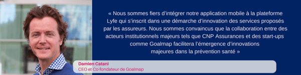 Photo de Damien Catani accompagnée d'une citation