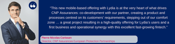 Picture of Pierre-Antoine Carissan with a quote