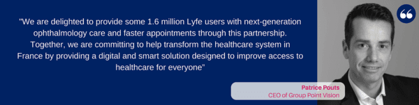 Picture of Patrice Pouts with a quote