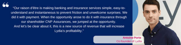 Picture of Antoine Porte with a quote