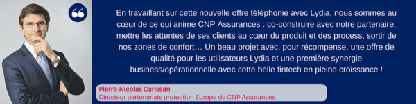 Photo de Pierre-Antoine Carissan accompagnée d'une citation