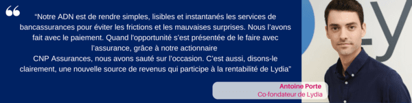 Photo d'Antoine Porte accompagnée d'une citation