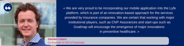 Picture of Damien Catani with a quote